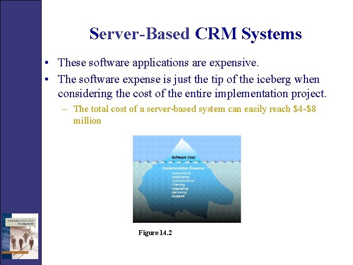 Server-Based CRM Systems • These software applications are expensive. • The software expense is