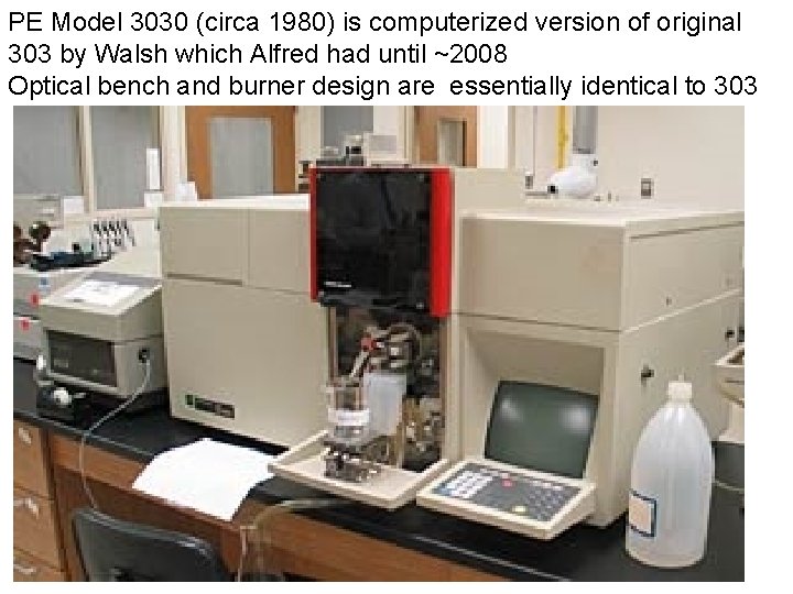 PE Model 3030 (circa 1980) is computerized version of original 303 by Walsh which
