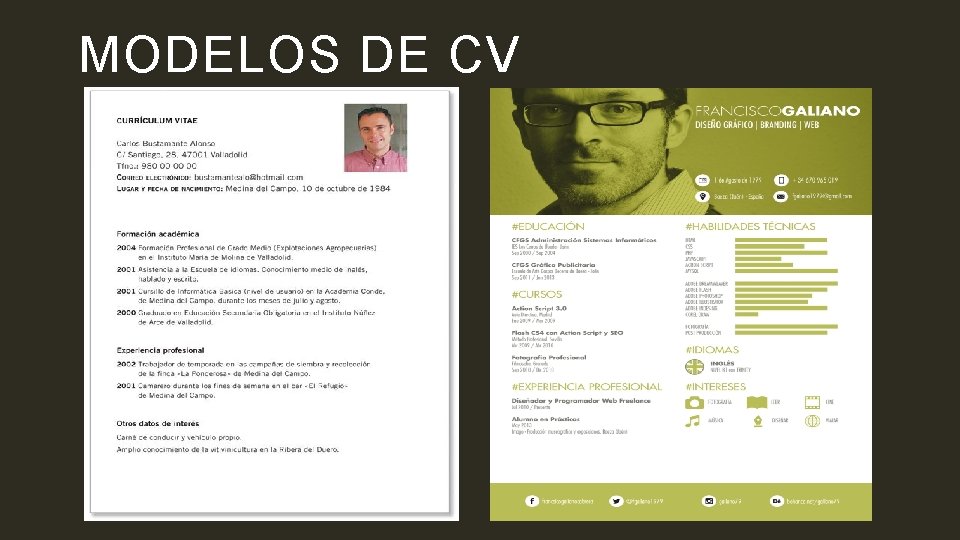 MODELOS DE CV 