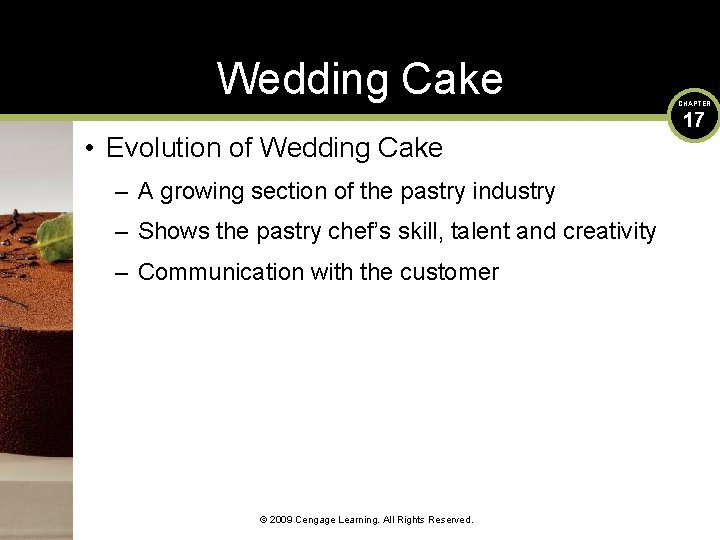 Wedding Cake • Evolution of Wedding Cake – A growing section of the pastry