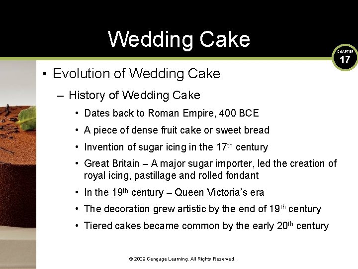 Wedding Cake • Evolution of Wedding Cake – History of Wedding Cake • Dates