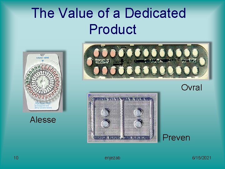 The Value of a Dedicated Product Ovral Alesse Preven 10 enjezab 6/15/2021 