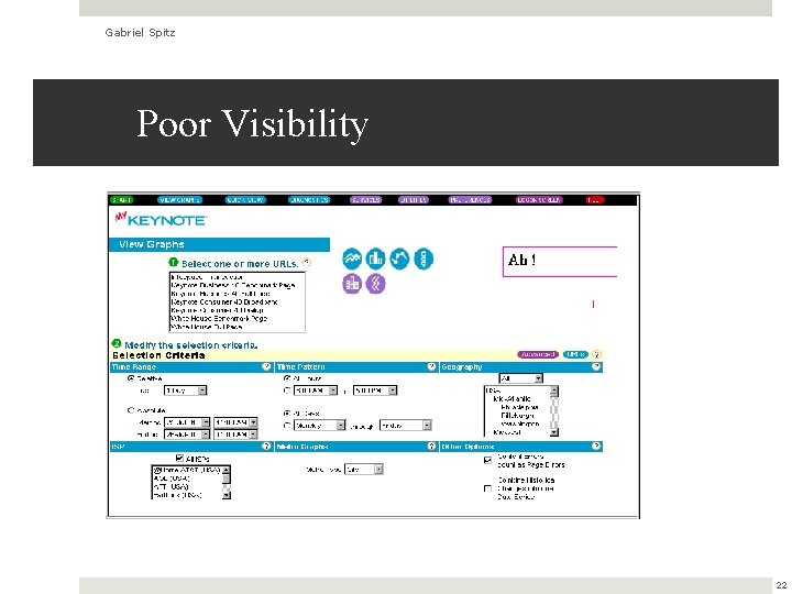 Gabriel Spitz Poor Visibility 22 