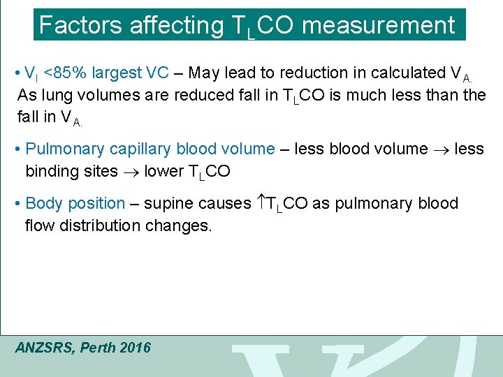 Click to edit Master Ttitle style Factors affecting CO measurement L • VI <85%