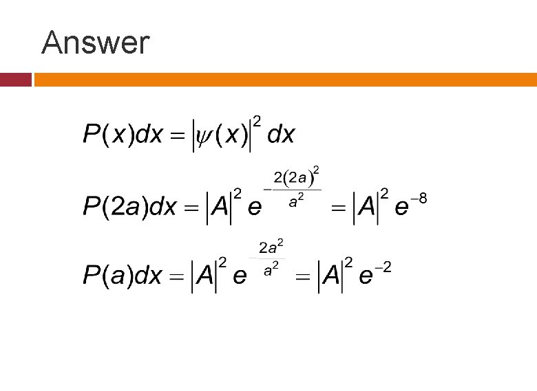 Answer Answer