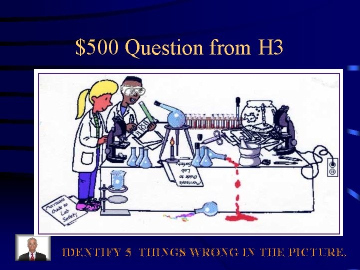 $500 Question from H 3 Your Text Here IDENTIFY 5 THINGS WRONG IN THE