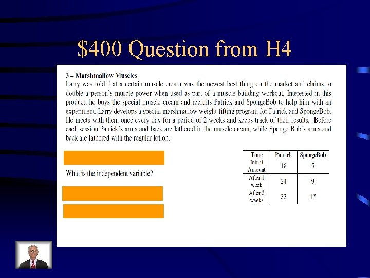 $400 Question from H 4 Your Text Here 
