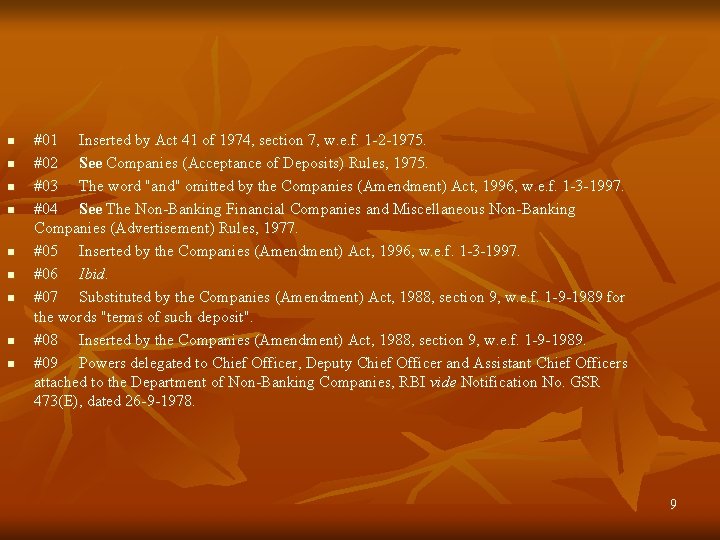 n n n n n #01 Inserted by Act 41 of 1974, section 7,