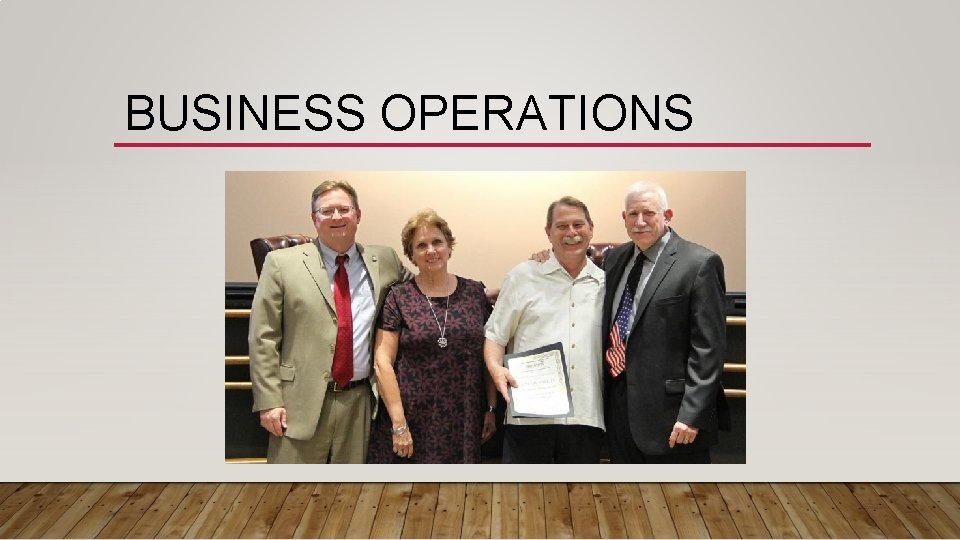 BUSINESS OPERATIONS 