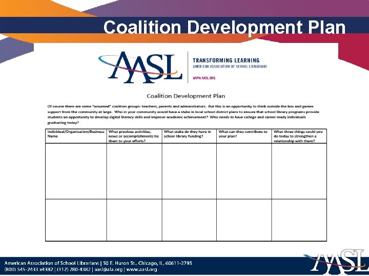 Coalition Development Plan 