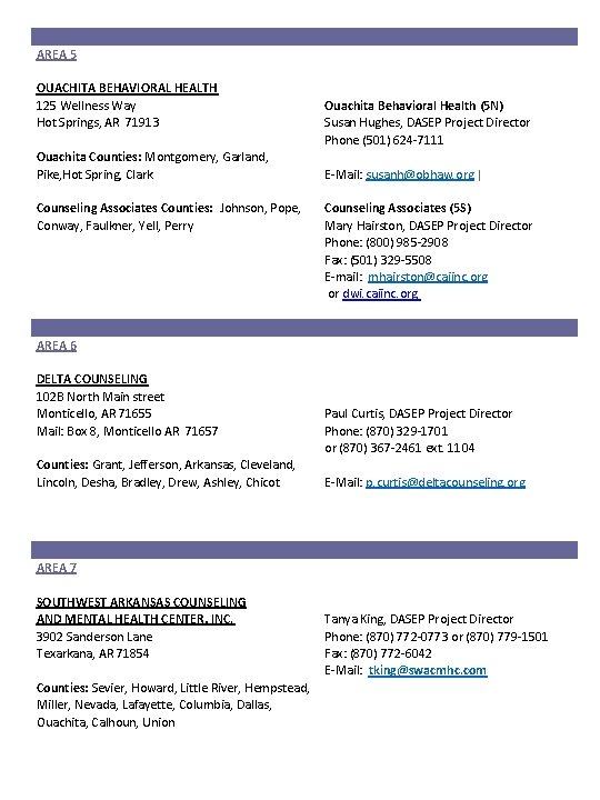 Division of Aging Adult and Behavioral Health Services