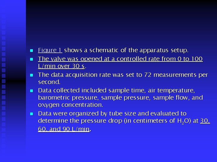 n n n Figure 1 shows a schematic of the apparatus setup. The valve