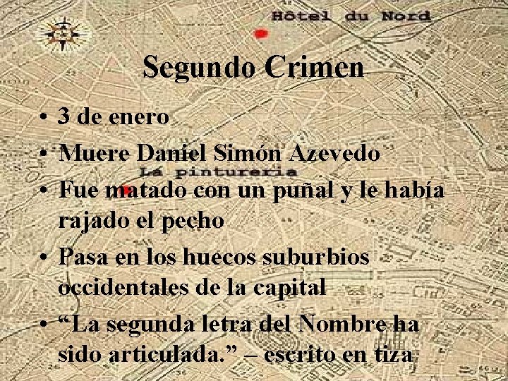 Segundo Crimen • 3 de enero • Muere Daniel Simón Azevedo • Fue matado