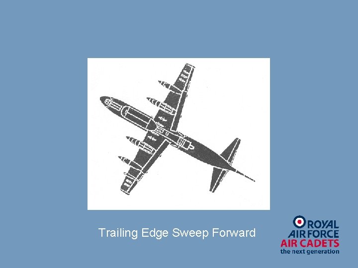 Trailing Edge Sweep Forward 