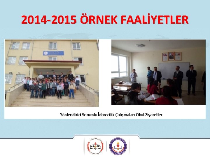 2014 -2015 ÖRNEK FAALİYETLER 