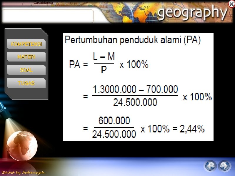 KOMPETENSI MATERI SOAL TUGAS Edited by Ardiansyah 