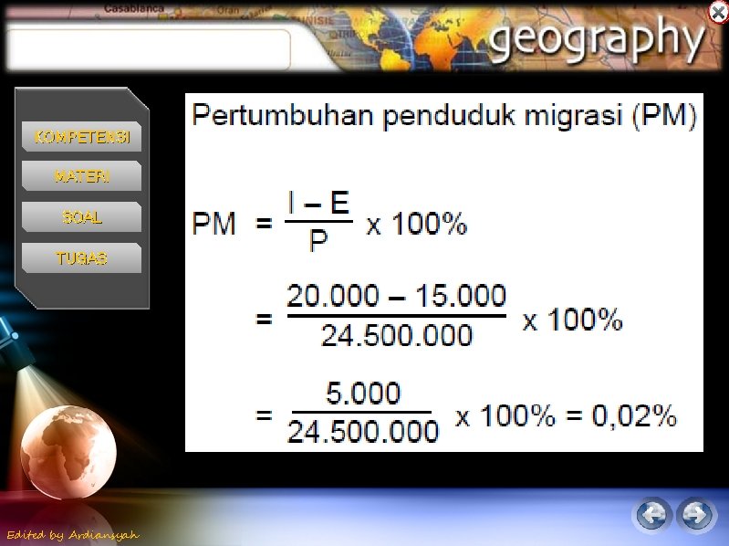 KOMPETENSI MATERI SOAL TUGAS Edited by Ardiansyah KOMPETENSI MATERI SOAL TUGAS Edited by Ardiansyah