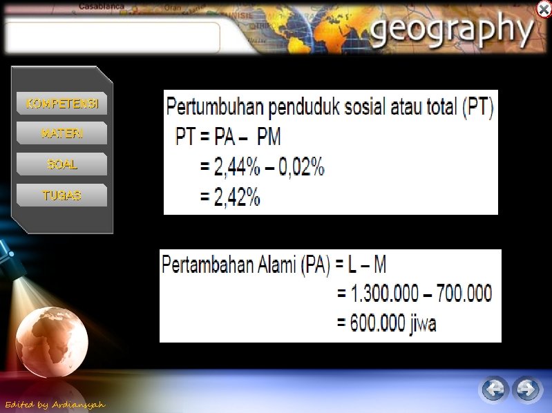 KOMPETENSI MATERI SOAL TUGAS Edited by Ardiansyah 