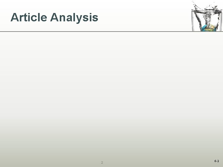 Article Analysis 2 6 -2 