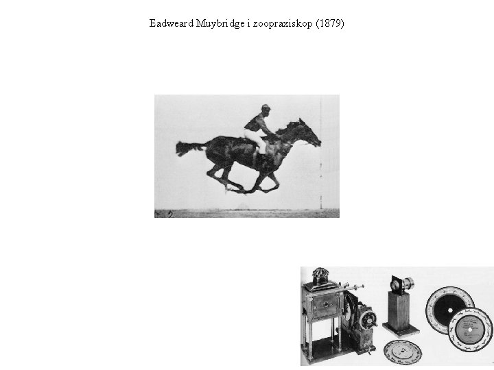 Eadweard Muybridge i zoopraxiskop (1879) 