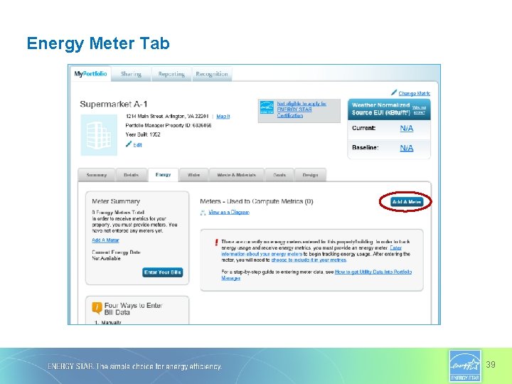 Energy Meter Tab 39 