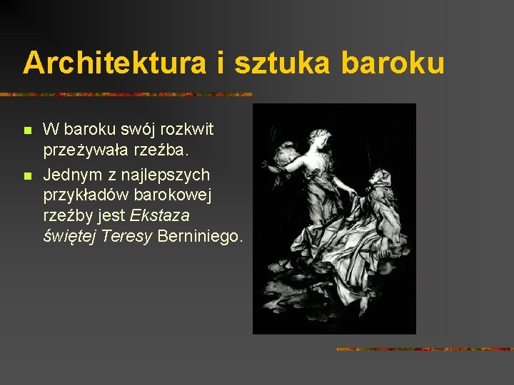 Architektura i sztuka baroku Barok definicja Barok epoka