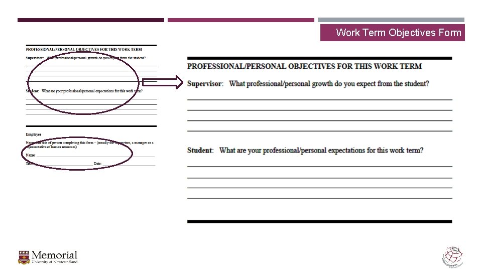  Work Term Objectives Form 