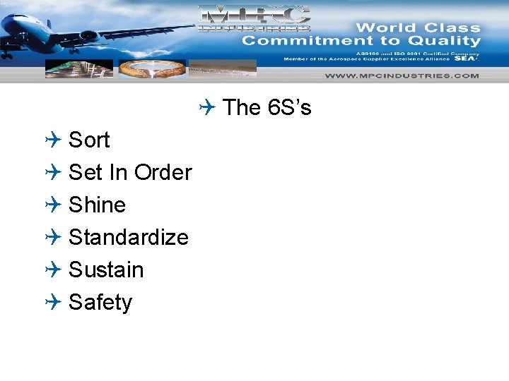 Q The 6 S’s Q Sort Q Set In Order Q Shine Q Standardize