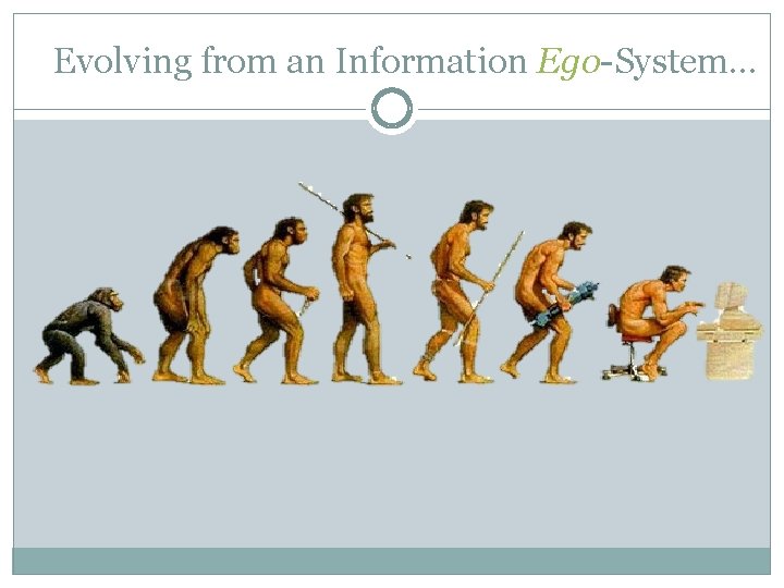 Evolving from an Information Ego-System… 