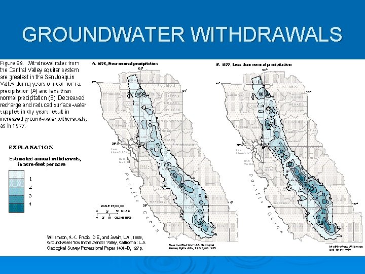 GROUNDWATER WITHDRAWALS 