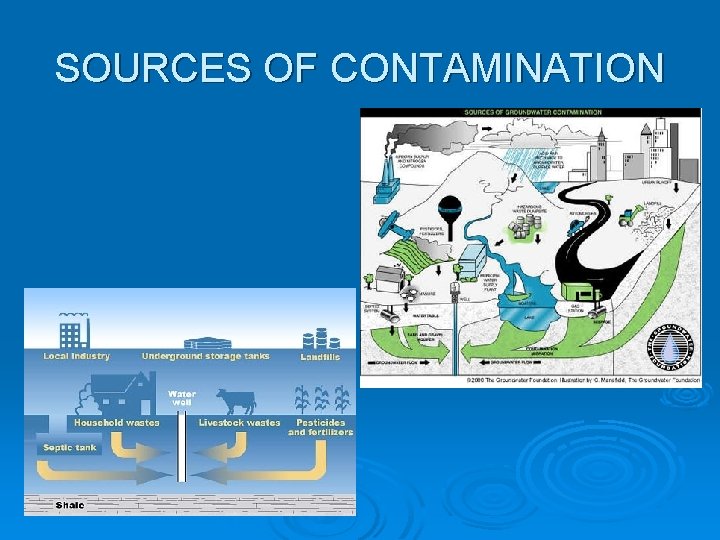 SOURCES OF CONTAMINATION 