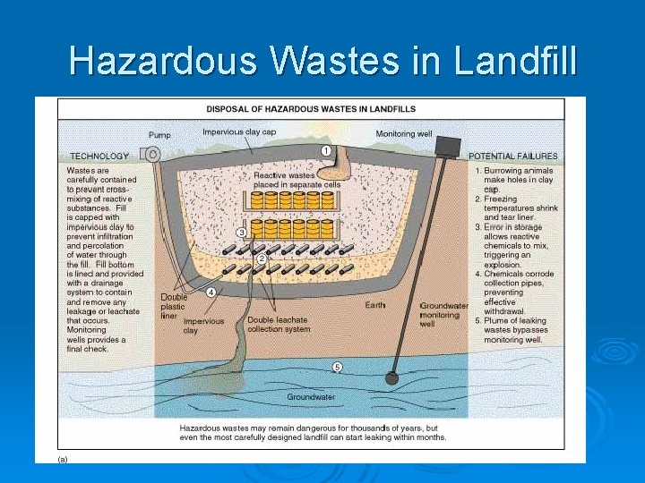 Hazardous Wastes in Landfill 