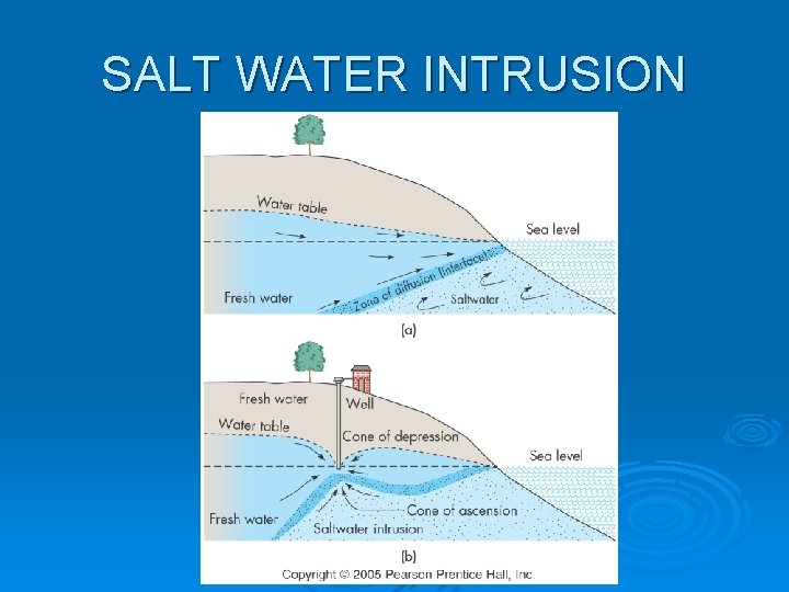 SALT WATER INTRUSION 