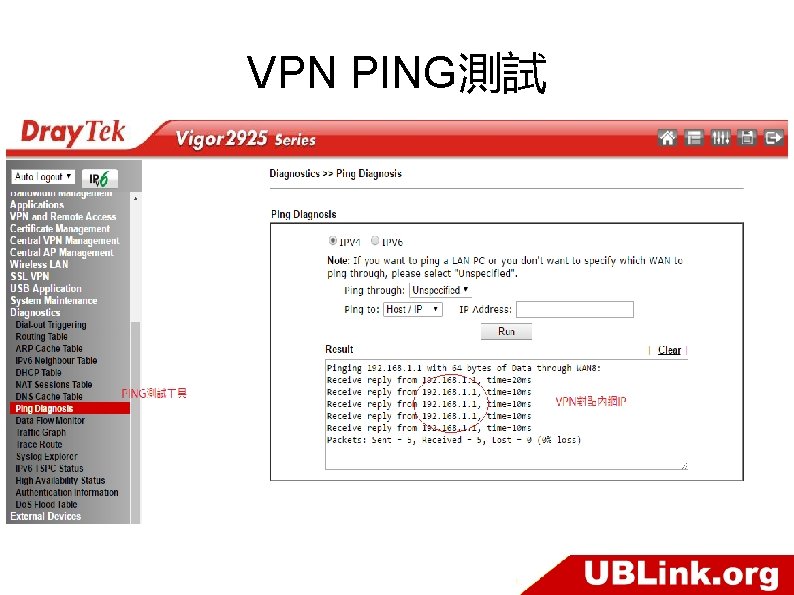 VPN PING測試 