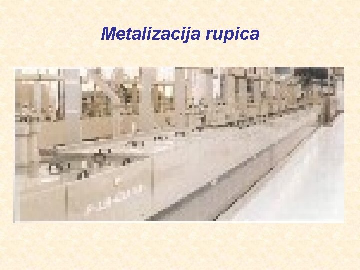 Metalizacija rupica 