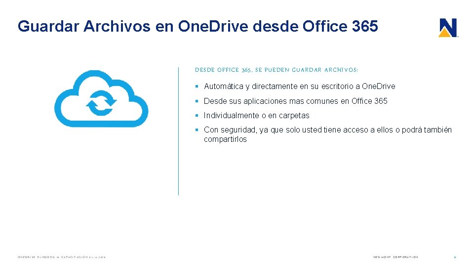 Guardar Archivos en One. Drive desde Office 365 DESDE OFFICE 365, SE PUEDEN GUARDAR