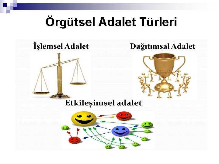 Örgütsel Adalet Türleri 