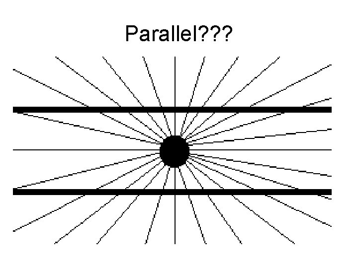 Parallel? ? ? 