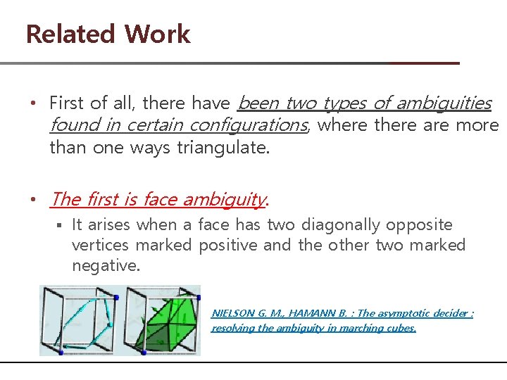 Related Work • First of all, there have been two types of ambiguities found