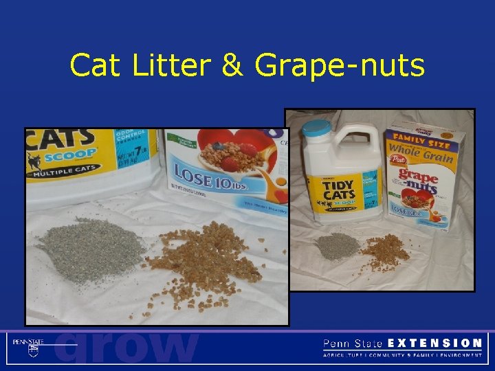 Cat Litter & Grape-nuts 