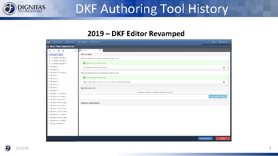 DKF Authoring Tool History 2019 – DKF Editor Revamped 5/29/20 5 