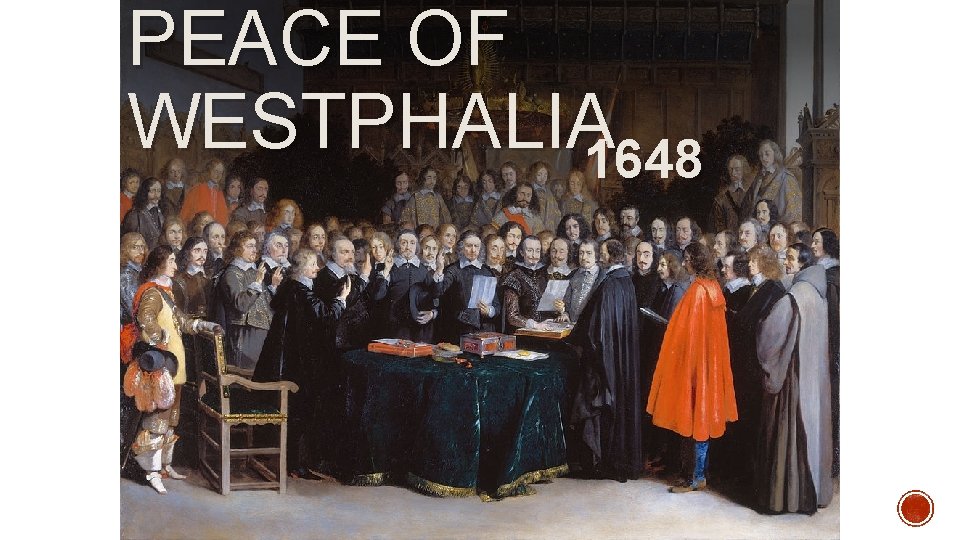 PEACE OF WESTPHALIA 1648 