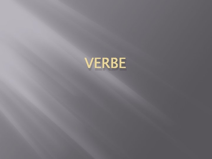 VERBE 