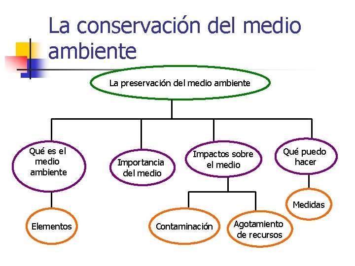 La conservación del medio ambiente La preservación del medio ambiente Qué es el medio