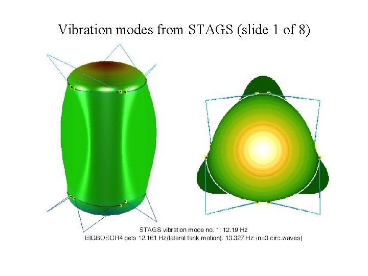 Vibration modes from STAGS (slide 1 of 8) 