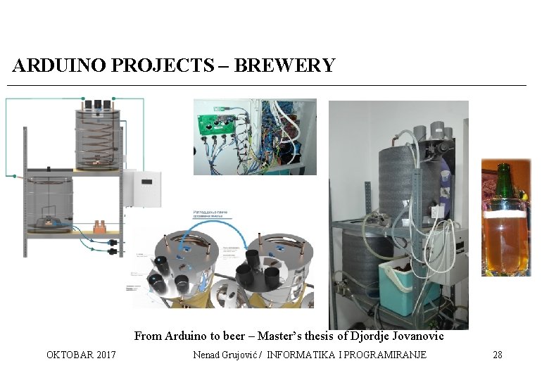 ARDUINO PROJECTS – BREWERY From Arduino to beer – Master’s thesis of Djordje Jovanovic