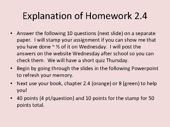 Explanation of Homework 2. 4 • Answer the following 10 questions (next slide) on