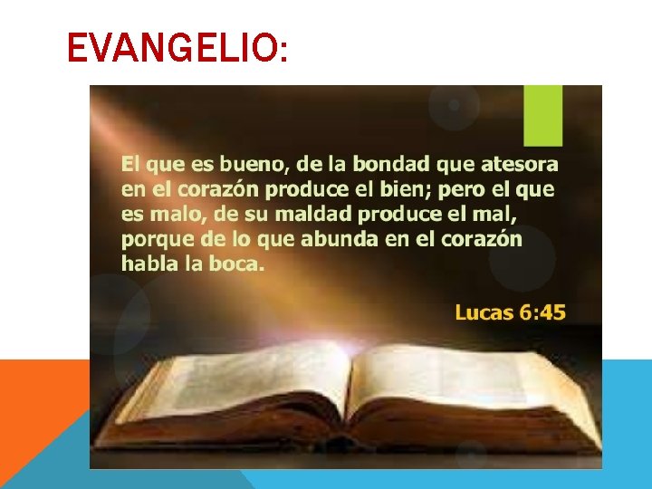 EVANGELIO: 