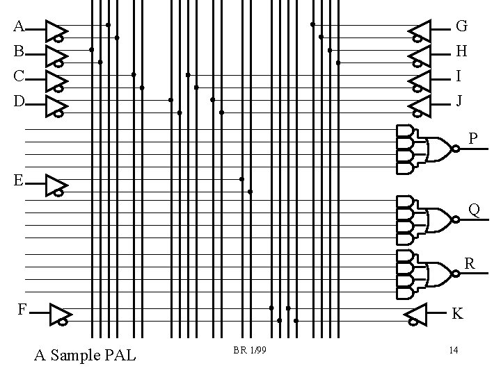 A B C G H I D J P E Q R F K