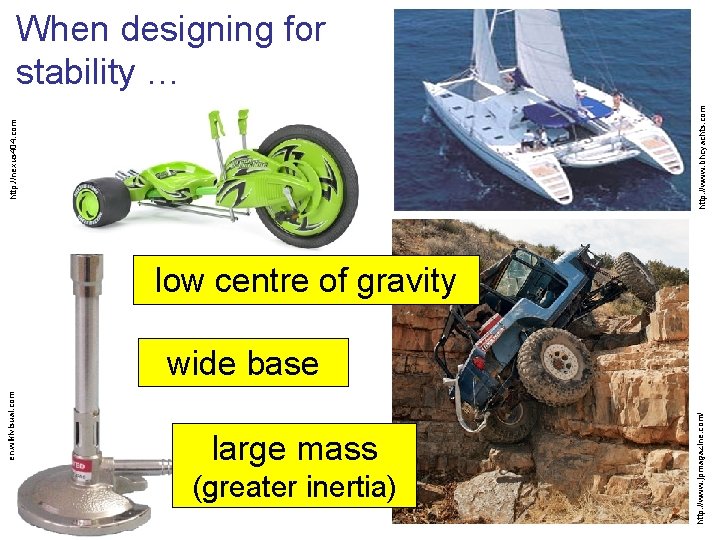 http: //nexus 404. com http: //www. bhcyachts. com When designing for stability … low
